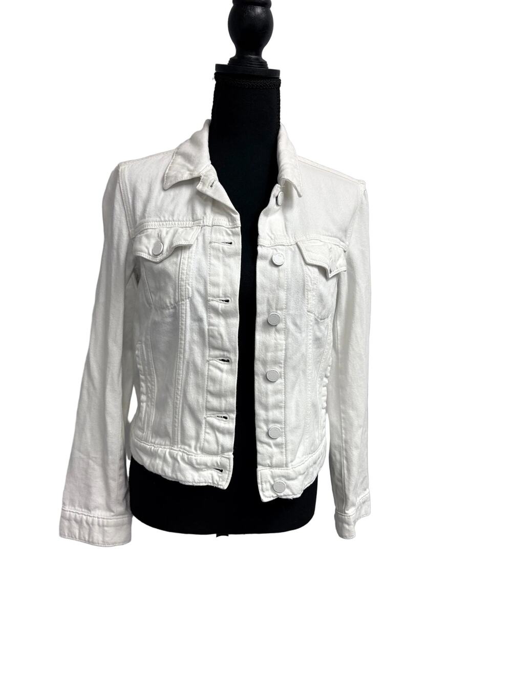 Paige white denim jacket